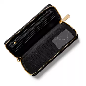 Michael Kors Dámska Jet Set Travel Saffiano kožená taška na zápästie, čierna