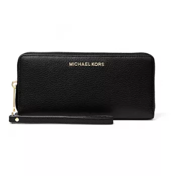 Michael Kors Dámska Jet Set Travel Saffiano kožená taška na zápästie, čierna