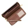 MICHAEL KORS dámska peňaženka na zápästie Jet Set Travel v hnedej Signature Canvas - 35S6GTVE9BBRO