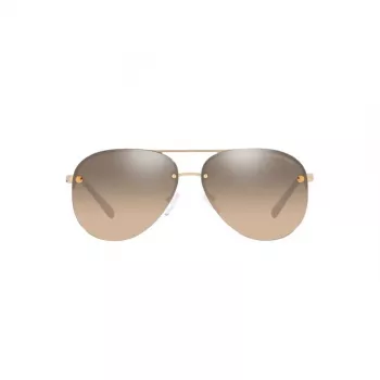 Michael Kors dámske nadrozmerné hranaté slnečné okuliare MK1135B10143D – gradientové sivé sklá, čierny acetátový rám