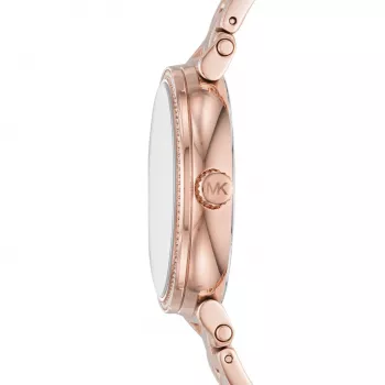 Michael Kors dámske Pyper ružové zlato nerezová oceľ hodinky MK3971 35 mm
