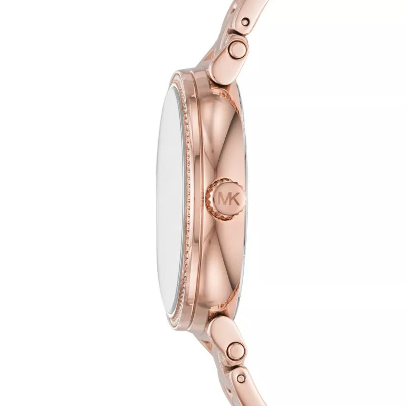 Michael Kors dámske Pyper ružové zlato nerezová oceľ hodinky MK3971 35 mm