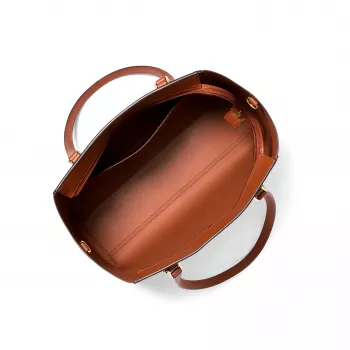 Michael Kors dámsky Saffiano kožený set tašiek – tote a pouch (Vanille) – model 35F3GCFT9TVAN