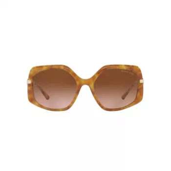 Michael Kors dámske slnečné okuliare MK217739153B5 tmavý korytnačinový rám hnedé gradientové šošovky 56mm