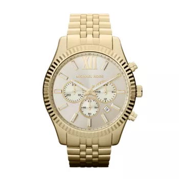 Michael Kors MK8281 Pánske quartzové hodinky, 45 mm, zlaté