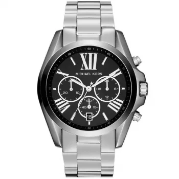 Michael Kors MK5705 Pánske quartzové hodinky, 42 mm, strieborný/čierny ciferník
