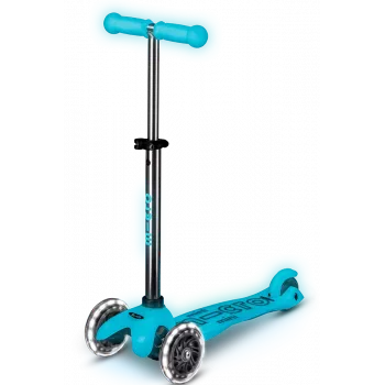 Micro Mini Deluxe Glow LED kolobežka Glacier Aqua