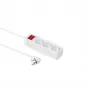 MICROCONNECT 3-násobná zásuvka Schuko 5m vypínač