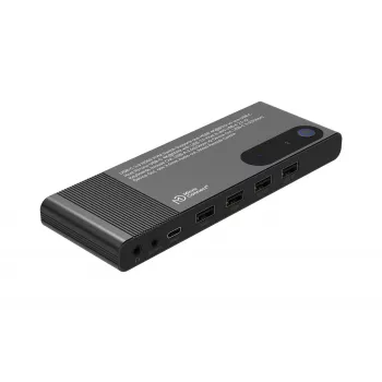 MicroConnect HDMI & USB-C KVM prepínač 2-port (MC-HDMI-KVM202K)