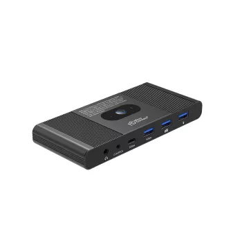 MicroConnect HDMI & USB-C KVM prepínač 2-port (MC-HDMI-KVM202KV2.0)