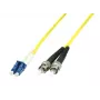 MicroConnect LC/PC na ST/PC 10m 9/125 Singlemode duplexný patch kábel