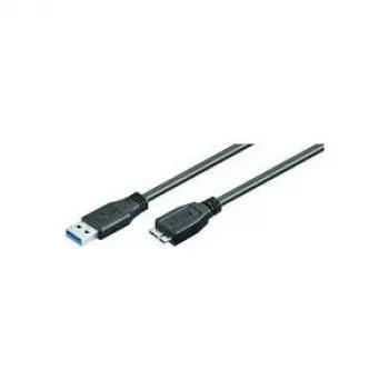 MicroConnect USB 3.0 kábel - 5m, USB-A konektor samec na Micro-USB B konektor samec, čierny USB3.0AB5MICRO