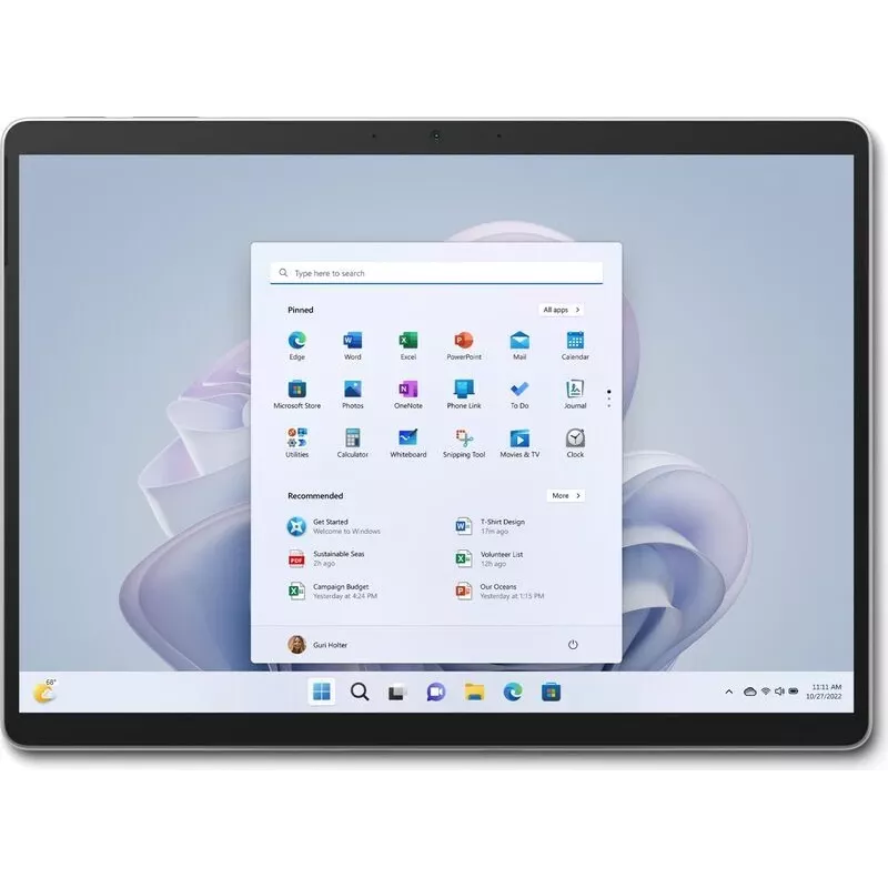 Microsoft Surface Pro 9 13 inch 2-in-1 odnímateľný tablet, Intel Core i5-1235U, 8GB RAM, 256GB SSD, Platinum (repasovaný)