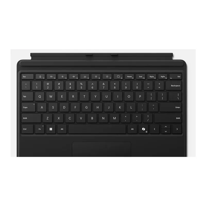 Microsoft Surface Pro klávesnica – klávesnica s touchpadom – podsvietená – QWERTY – anglická – čierna – pre Microsoft Surface Pro 8, Pro 8 for Business, Pro 9, Pro 9 for Business, Pro 10 for Business, Pro (11th Edition)