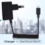 MicroUSB kábel nabíjačka čierna 1m USB 2.0