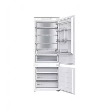 Midea MDRE554FGD01D vstavaná kombinovaná chladnička, No Frost, 403 L, biela, energetická trieda D