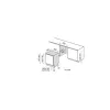 Midea MDWEB1403MB-WS vstavaná umývačka riadu, 14 súprav, C, 44 dB