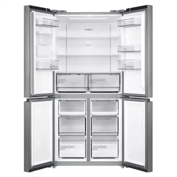 Midea Side-by-Side chladnička MDRM632FGD46W, No Frost, 470 L, ušľachtilá oceľ, energetická trieda D