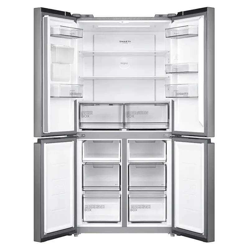 Midea Side-by-Side chladnička MDRM632FGD46W, No Frost, 470 L, ušľachtilá oceľ, energetická trieda D
