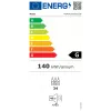 Midea vinotéka MDRW150FGG22W voľne stojaca 34 fliaš čierna