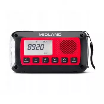 Midland ER100 núdzové rádio s 2600mAh batériou