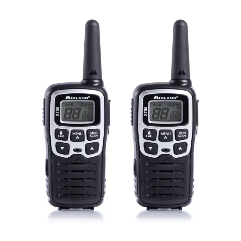 Midland XT50 2x PMR446 ručné vysielačky sivá
