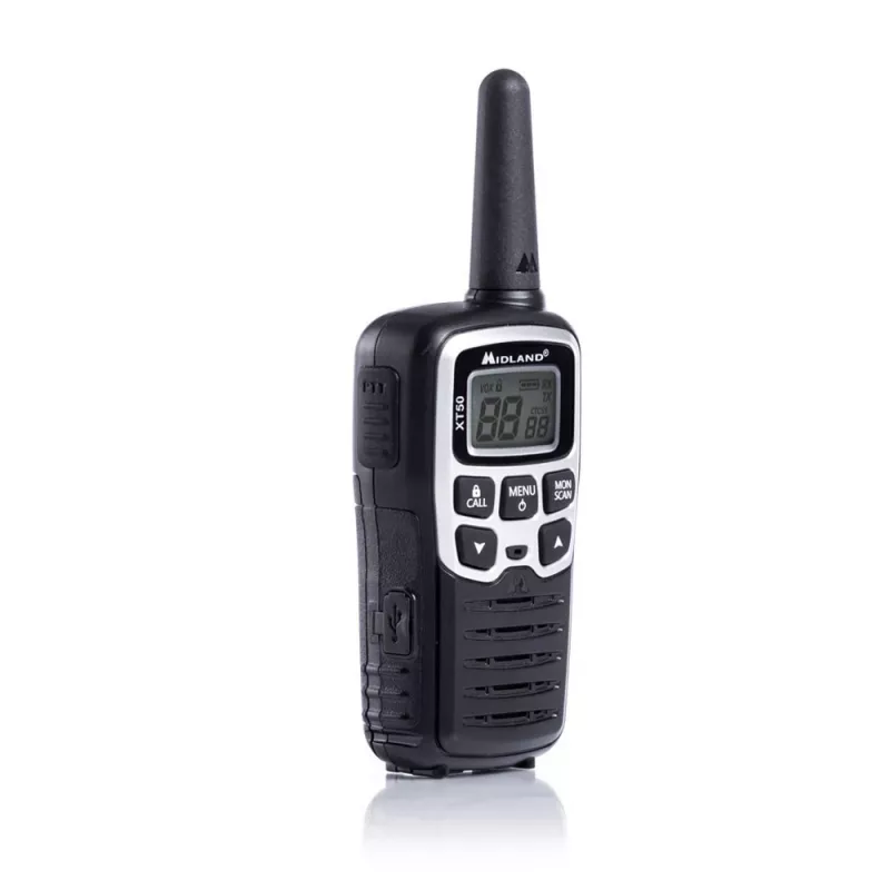 Midland XT50 2x PMR446 ručné vysielačky sivá