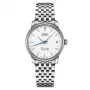 MIDO Baroncelli III automatické dámske hodinky 33 mm nerezová oceľ strieborný opalínový ciferník M027207110100