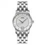 MIDO Baroncelli III dámske automatické hodinky M007207110360 33mm strieborný ciferník s diamantovými indexmi nerezový náramok