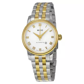 MIDO Baroncelli III dámske automatické hodinky M76009261 29 mm strieborná nerezová oceľ
