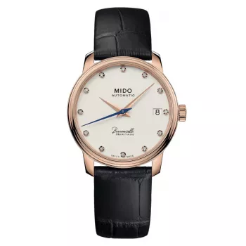 MIDO Baroncelli dámske automatické hodinky M027207362660 33mm ružové zlato PVD