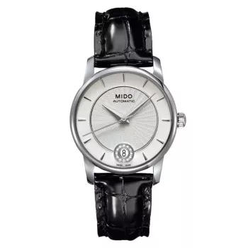 MIDO dámske automatické hodinky M007207160360 33mm puzdro z ušľachtilej ocele hnedý kožený remienok