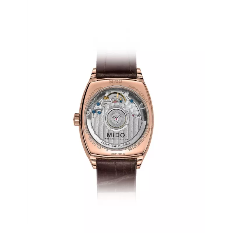 MIDO dámske automatické hodinky M041307362960 30,5mm ružové zlato PVD