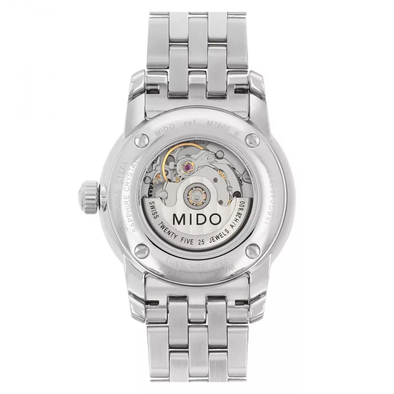 MIDO dámske automatické hodinky M76004261 29mm nerezová oceľ strieborný ciferník