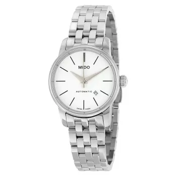 MIDO dámske automatické hodinky M76004761 29 mm nehrdzavejúca oceľ strieborný ciferník