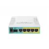 MikroTik hEX PoE gigabitový ethernetový router biely