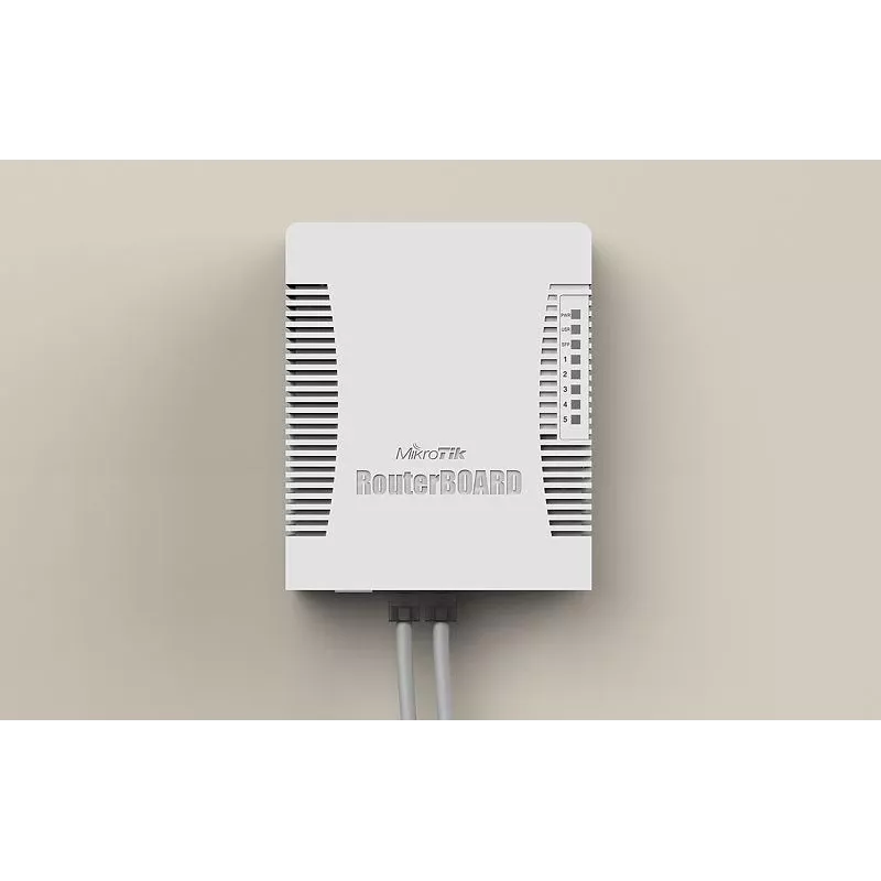 MikroTik hEX PoE gigabitový ethernetový router biely