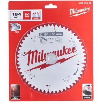 Milwaukee kotúč píly 184x30x2.4x54T hliník CSB P W