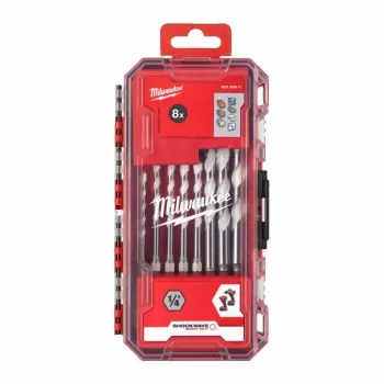 Milwaukee univerzálna sada vrtákov 8-dielna Multi-Material TCT 1/4