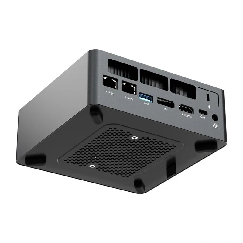 MINIX ER937-AI Barebone mini PC, AMD Ryzen HX 370 (Ryzen AI 300 series), Radeon 890M