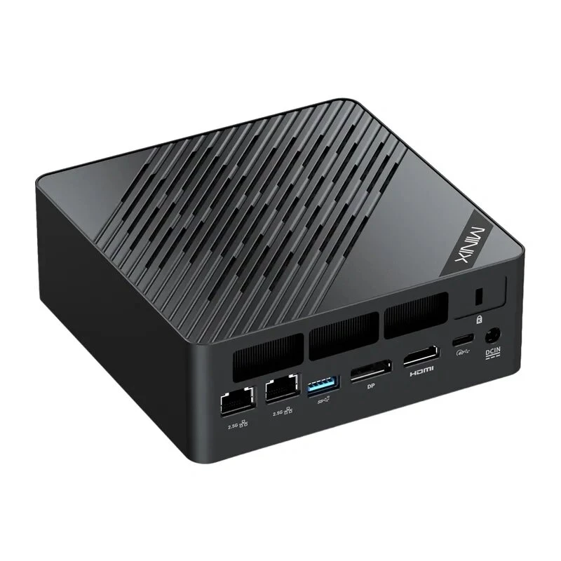 MINIX ER937-AI Barebone mini PC, AMD Ryzen HX 370 (Ryzen AI 300 series), Radeon 890M