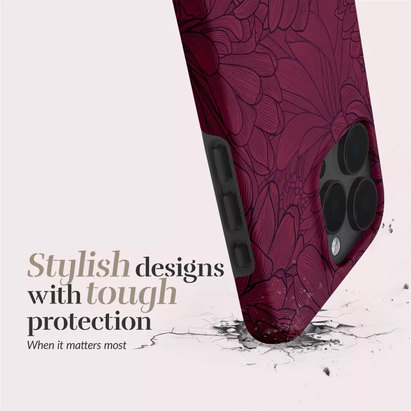 MIO Berry Blooms puzdro MagSafe kompatibilné s iPhone 16 Plus