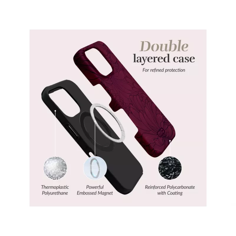 MIO Berry Blooms Magsafe kompatibilné s iPhone 17