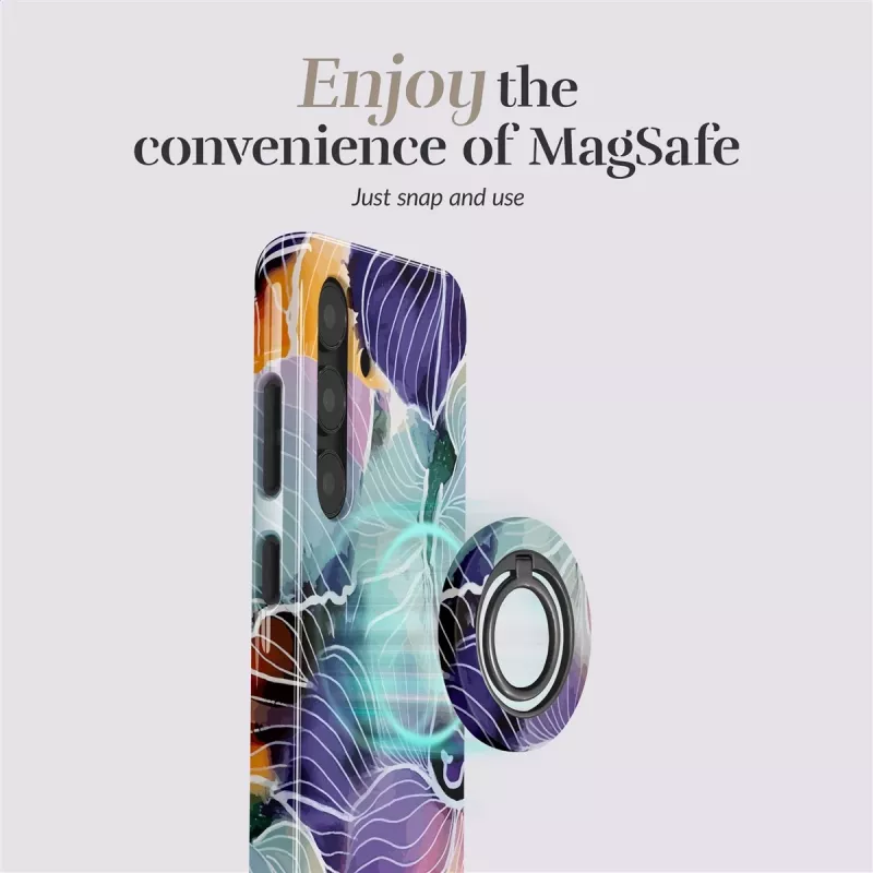 MIO Flowers Magsafe puzdro kompatibilné s držiakom na prsteň