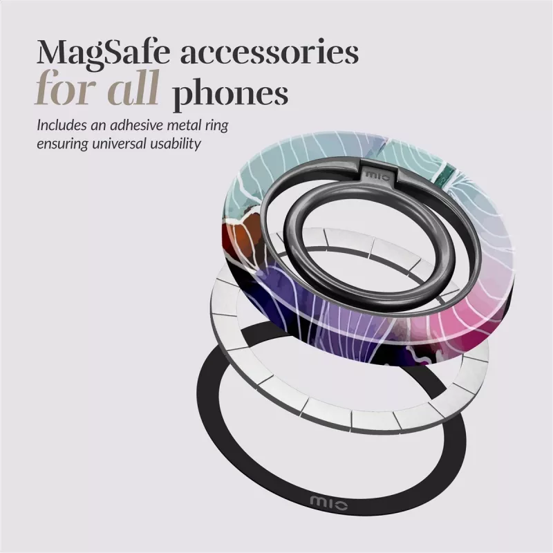 MIO Flowers Magsafe puzdro kompatibilné s držiakom na prsteň