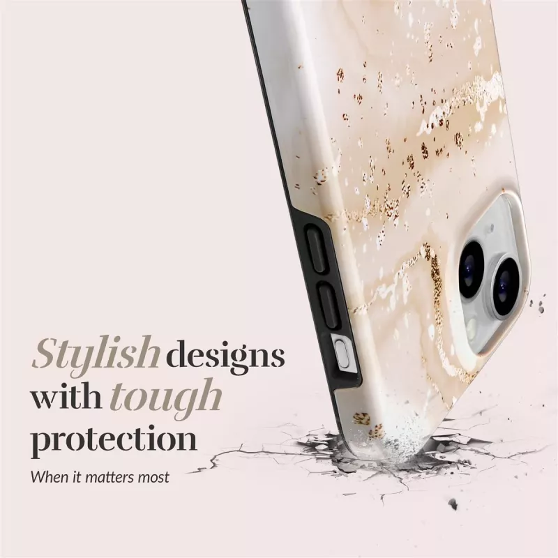 MIO Gold Marble puzdro kompatibilné s MagSafe pre iPhone 16 Plus