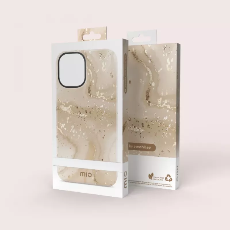 MIO Gold Marble puzdro kompatibilné s MagSafe pre Samsung S24 FE 5G