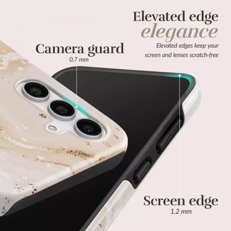 MIO Gold Marble puzdro kompatibilné s MagSafe pre Samsung S24 FE 5G