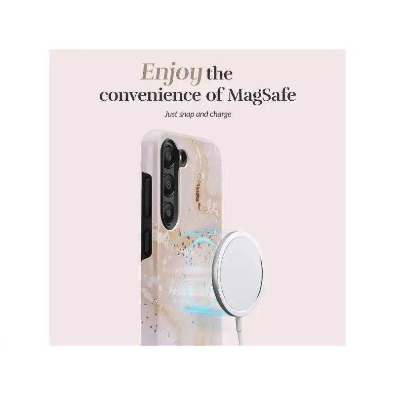 MIO Gold Marble Magsafe kompatibilné puzdro pre Samsung S25 Ultra 5G