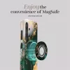 MIO Green Marble Magsafe puzdro kompatibilné s držiakom na prsteň